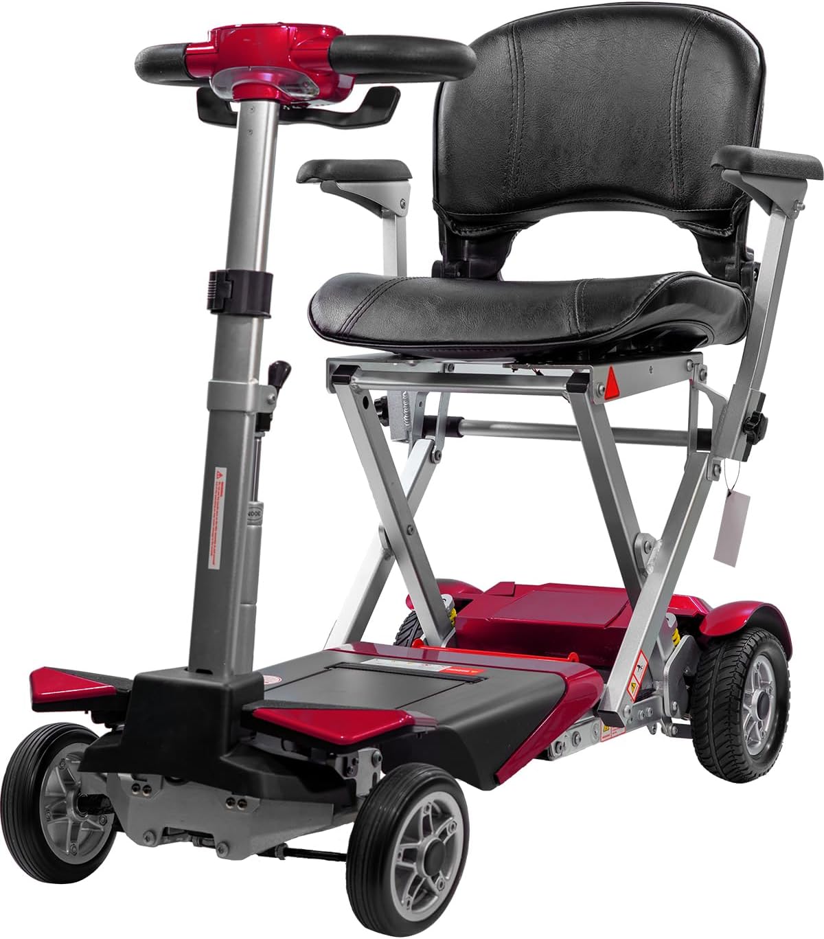 Remote Control Folding Mobility Scooter – Auto-Folding, 24 V 10 Ah, 15 km Range, 125 kg Capacity.